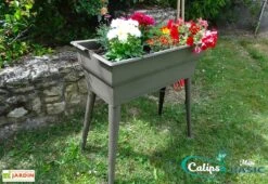Jardinière Calipso Maxi Basic 40L + Pieds Amovibles – Taupe -Serre Et Potager Soldes Magasin jardiniere polypropylene 40l pieds amovibles calipso maxi basic taupe 6