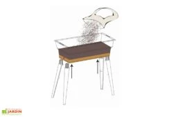 Jardinière Calipso Maxi Basic 40L + Pieds Amovibles – Bleu Canard -Serre Et Potager Soldes Magasin jardiniere polypropylene 40l pieds amovibles calipso maxi basic 2