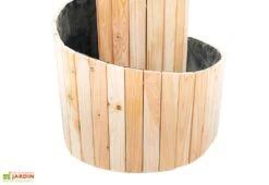 Spirale Aromatique – Jardinière En Bois De Mélèze Ø55 Cm -Serre Et Potager Soldes Magasin jardiniere spirale aromatique 55cm