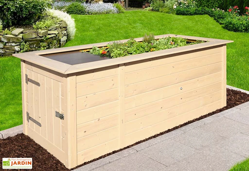 Jardinière Surélevée En Bois D’Épicéa Weka 205 X 79 Cm (4 Coloris) 1 Jardinière Surélevée En Bois D’Épicéa Weka 205 X 79 Cm (4 Coloris)