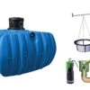 Garantia Cuve Enterrée Plate Kit Récupérateur D'Eau Flat Confort 5000 L