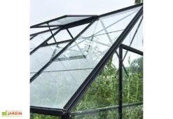Halls Serre De Jardin En Aluminium Et Verre Horticole Universal 128 – 9,9 M² -Serre Et Potager Soldes Magasin lucarne toit serre verre universal 128