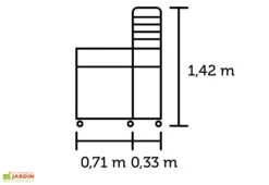 Mini Serre De Jardin Table à Jardiner – Juliana Vertical 10 Mini Serre De Jardin Table à Jardiner – Juliana Vertical -Serre Et Potager Soldes Magasin mini serre jardin table jardinage verre trempe aluminium juliana vertical 4