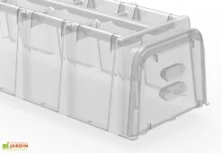 Serre De Jardin Tunnel De Forçage : Bases + Embouts + Piquets (105 X 39 X 30 Cm) -Serre Et Potager Soldes Magasin mini serre tunnel forcage mvi modulo 40 2