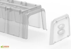 Serre De Jardin Tunnel De Forçage : Bases + Embouts + Piquets (105 X 39 X 30 Cm) -Serre Et Potager Soldes Magasin mini serre tunnel forcage mvi modulo 40 3