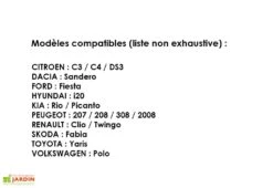 Bâche De Protection Pour Voiture Citadine Easy Protect Car -Serre Et Potager Soldes Magasin modeles compatibles bache protection voiture citadine