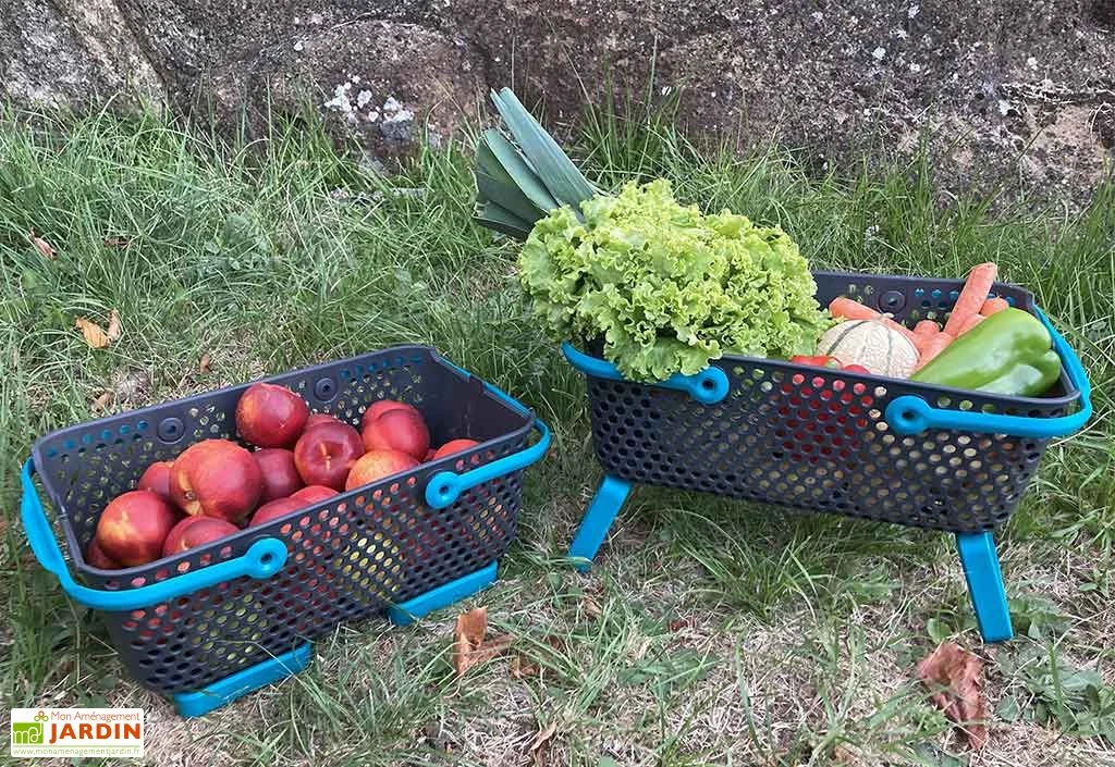 Paniers De Récolte Kajo 15L - 48 X 29 X 20 Cm (lot De 2) 2 Paniers De Récolte Kajo 15L - 48 X 29 X 20 Cm (lot De 2) – Image 2