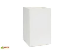Pot De Fleurs En Polyéthylène Atlantis – 30 X 30 X 47 Cm -Serre Et Potager Soldes Magasin pot de fleurs blanc 4