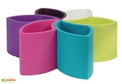 Pot De Fleurs 6 Compartiments En Polyéthylène Fiore – 86 X 30 Cm -Serre Et Potager Soldes Magasin pot de fleurs plusieurs compartiments