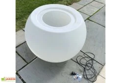 Pot De Fleurs Lumineux En Polyéthylène Transparent Speranza Ø 90 Cm -Serre Et Potager Soldes Magasin pot fleur lumineux transparent speranza