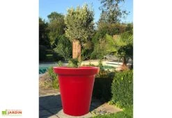 Pot De Fleur En Polyéthylène Delight Ø 80 Cm (200 L) -Serre Et Potager Soldes Magasin pot fleur polyethylene delight 80cm 200l 1
