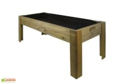 Potager Surélevé En Bois Traité Gardenbrico XL80 : 160 Cm -Serre Et Potager Soldes Magasin potager sureleve table culture bois traite hortalia gardenbrico xl80 3