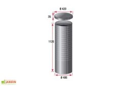 Puits En Polyéthylène à Enterrer 140 L -Serre Et Potager Soldes Magasin puits polyethylene a enterrer plastique 140l 2