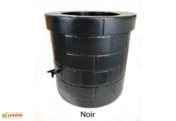 Récupérateur D’eau De Pluie Décoratif En Polyéthylène 340 L -Serre Et Potager Soldes Magasin recuperateur eau decoratif noir