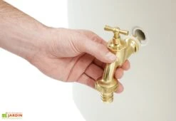 Garantia Récupérateur Eau De Pluie Cuve Aérienne Élégance 180 Cm – 400 L -Serre Et Potager Soldes Magasin recuperateur eau pluie cuve aerienne decorative elegance garantia 400l 5