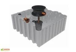 Cuve De Récupération D’eau De Pluie Enterrée – 5000 L Plate -Serre Et Potager Soldes Magasin recuperateur eau pluie enterree plat greenlife 5000l biovitor