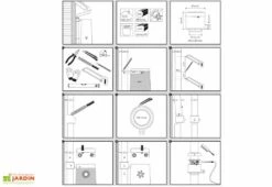 Garantia Cuve Récupération D'Eau Pluie Woody 350 L Bois Clair -Serre Et Potager Soldes Magasin sch ma montage r cup rateur 14