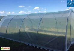 Serre De Jardin Tunnel En Acier Et Polyéthylène Cabriolet – 4,50 X 3,70 M -Serre Et Potager Soldes Magasin serre acier polyethylene tonneau