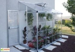 Serre Adossée En Aluminium Et Polycarbonate Lean To 3 M²