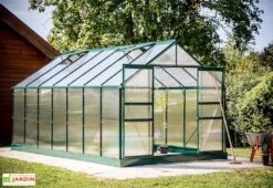 Serre De Jardin Polycarbonate 10,37m² Avec Base + 4 Lucarnes -Serre Et Potager Soldes Magasin serre de jardin polycarbonate 10 37m avec base 4 lucarnes 3