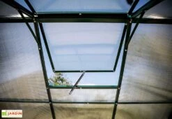 Serre De Jardin Polycarbonate 10,37m² Avec Base + 4 Lucarnes -Serre Et Potager Soldes Magasin serre de jardin polycarbonate 10 37m avec base 4 lucarnes 6