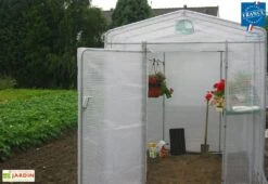 Serre De Jardin Primeur En Acier Et Polyéthylène – 2,70 X 2 M -Serre Et Potager Soldes Magasin serre de jardin primeur tonneau