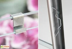 Serre De Jardin Adossée En Verre Lams 1,3 M² - Melissa Alu Naturel -Serre Et Potager Soldes Magasin serre jardin adossee aluminium verre trempe melissa 3