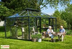 Jardin D’Hiver Verre Trempé Alu Anthracite 13 M² – Juliana Grand Oase -Serre Et Potager Soldes Magasin serre jardin aluminium anthracite verre trempe juliana grand oase 6