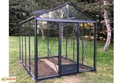 Serre De Jardin En Aluminium Et Verre Trempé Luxia 10,8 M² 10 Serre De Jardin En Aluminium Et Verre Trempé Luxia 10,8 M² -Serre Et Potager Soldes Magasin serre jardin aluminium lucia 236x457 cm 1