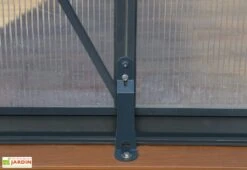 Serre De Jardin En Aluminium Et Polycarbonate Glory 11,8 M² - Grise 10 Serre De Jardin En Aluminium Et Polycarbonate Glory 11,8 M² - Grise -Serre Et Potager Soldes Magasin serre jardin aluminium polycarbonate glory 11 8 m 1