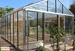Serre De Jardin En Aluminium Et Verre Trempé Supra 27,8 M² -Serre Et Potager Soldes Magasin serre jardin aluminium supra 604x460 cm 4