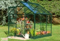 Halls Serre De Jardin En Aluminium Et Verre Popular 66 (3,8 M²) -Serre Et Potager Soldes Magasin serre jardin aluminium verre popular 66 38m 1