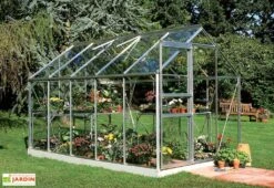 Halls Serre De Jardin En Aluminium Et Verre Trempé Popular 106 - 6,2 M²