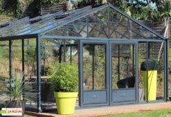 Serre De Jardin En Aluminium Et Verre Trempé Supra 27,8 M²