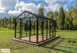 Serre De Jardin En Bois Et Verre Trempé – Myosotis 8 Serre De Jardin En Bois Et Verre Trempé – Myosotis -Serre Et Potager Soldes Magasin serre jardin bois verre trempe stali 14m2