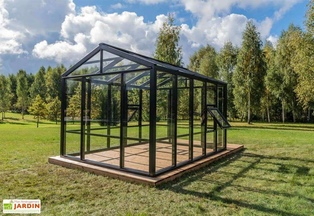 Serre De Jardin En Bois Et Verre Trempé – Myosotis 3 Serre De Jardin En Bois Et Verre Trempé – Myosotis – Image 3