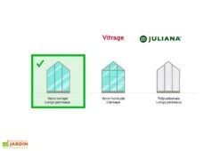 Mini Serre De Balcon En Verre Trempé – Juliana Balcony -Serre Et Potager Soldes Magasin serre jardin juliana verre trempe grands vitrages 10