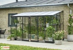Halls Serre De Jardin Adossée En Verre Trempé Qube Lean-to 612 – 7,1 M²