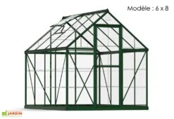 Serre De Jardin Polycarbonate Harmony Palram - Canopia Verte -Serre Et Potager Soldes Magasin serre jardin palram canopia harmony green 6x8 1