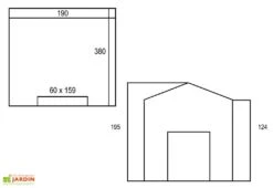 Serre De Jardin En Aluminium Et Polycarbonate – Diamant Gris 126 -Serre Et Potager Soldes Magasin serre jardin polycarbonate diamant 126 base acier 190x380x195cm 7m2 5
