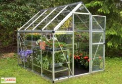 Serre De Jardin Polycarbonate Harmony Palram - Canopia Argent