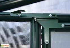 Serre De Jardin Polycarbonate Et PVC 6,5 X 2,5 M – Hobby Gardener 8x20 -Serre Et Potager Soldes Magasin serre jardin rion pvc vert polycarbonate hobby gardener 8x20 1