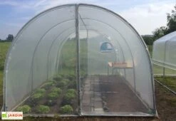 Serre Tunnel Tonneau En Polyéthylène 18 M² - Essentielle 6 X 3 M