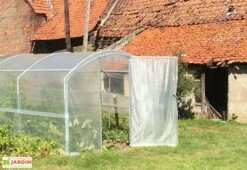 Serre Tunnel Tonneau En Polyéthylène 13,5 M² - 4 Saisons 4,5 X 3 M 7 Serre Tunnel Tonneau En Polyéthylène 13,5 M² - 4 Saisons 4,5 X 3 M -Serre Et Potager Soldes Magasin serre jardin tunnel polyethylene tonneau 4 saisons 300x450cm