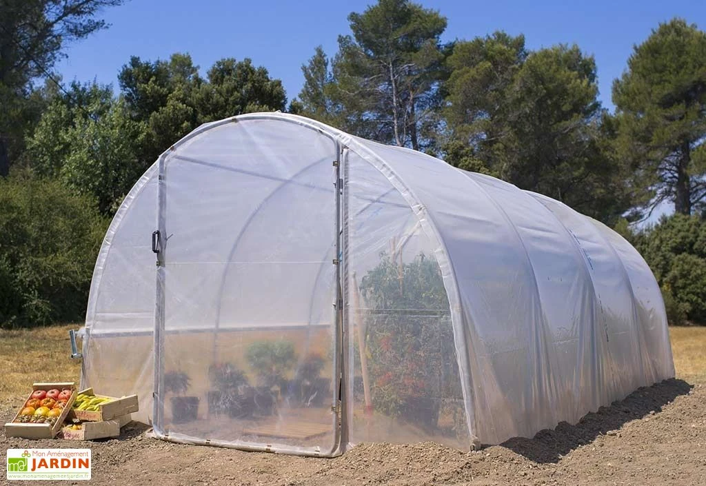 Bâche De Couverture Pour Serre De Jardin Tunnel Richel 3x3 Pied Droit 3 Bâche De Couverture Pour Serre De Jardin Tunnel Richel 3x3 Pied Droit – Image 3