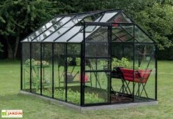 Serre Jardin Aluminium Verre Lily 6,2 M² – Plusieurs Coloris 9 Serre Jardin Aluminium Verre Lily 6,2 M² – Plusieurs Coloris -Serre Et Potager Soldes Magasin serre jardin verre aluminium lily introgrow 3