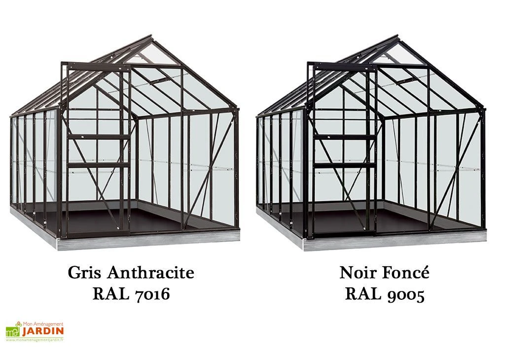 Serre Jardin Aluminium Verre Lily 6,2 M² – Plusieurs Coloris 6 Serre Jardin Aluminium Verre Lily 6,2 M² – Plusieurs Coloris – Image 6