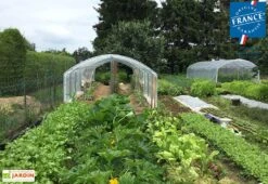 Serre à Tomate En Acier Et Polyéthylène Tonneau -Serre Et Potager Soldes Magasin serre tomate cabriolet