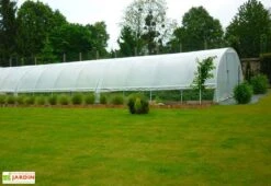 Serre Tunnel En Acier Et Polyéthylène Bretagne Avec Aérations – Largeur 5,80 M