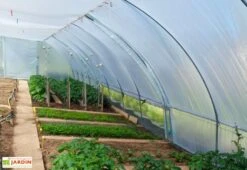 Serre Tunnel En Acier Et Polyéthylène Bretagne Avec Aérations – Largeur 5,80 M -Serre Et Potager Soldes Magasin serre tunnel acier polyethylene bretagne aerations largeur 580m